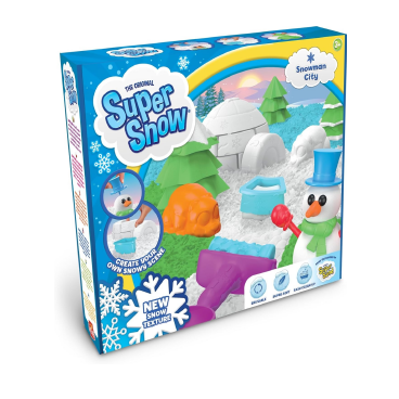 Sable à modeler Super Snow Ville du bonhomme de neige