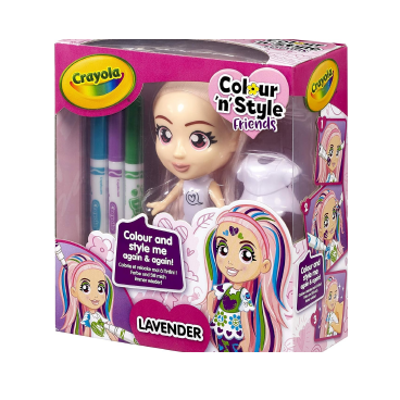 Poupée à colorier - Colour N Style Lavender