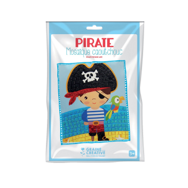 Kit mosaïque caoutchouc souple pirate