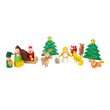 Set de jeu Noël des animaux de la forêt