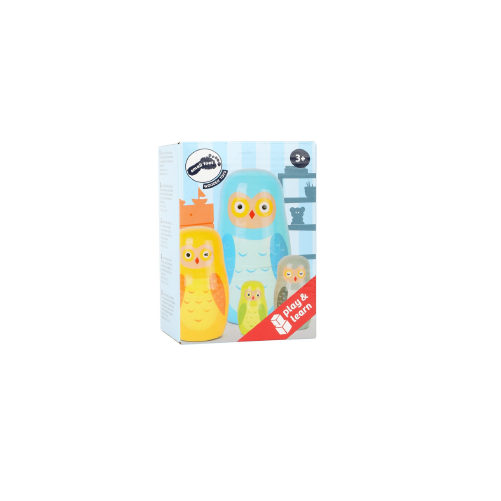 Poupées russes famille de chouettes