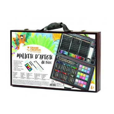 Malette de dessin 80 pièces