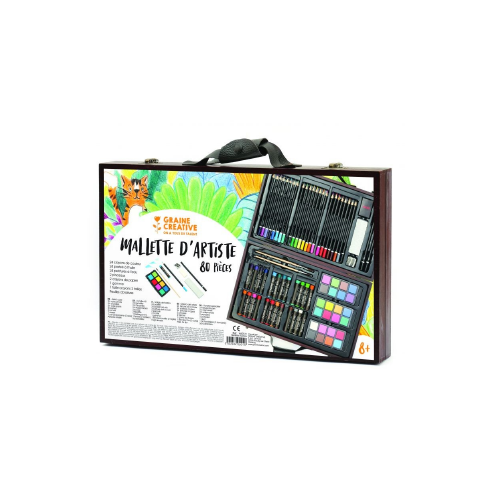 Malette de dessin 80 pièces