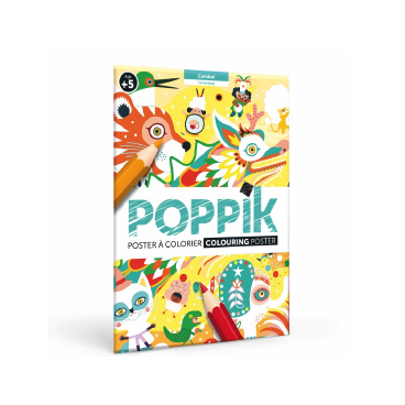 Poster à colorier Carnaval dès 5 ans