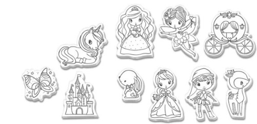 Personnages à tamponner : Princesses et Fées