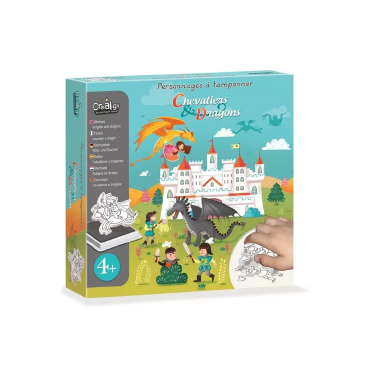 Personnages à tamponner : Chevaliers et Dragons