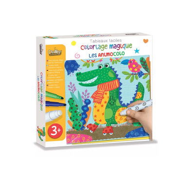 Tableaux Faciles, Coloriage magique "Les Animocolo"