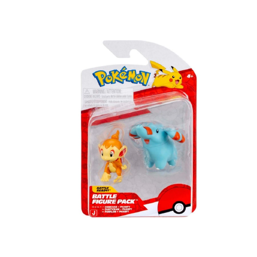 Coffret de 2 Figurines de combat Pokemon Ouisticram et Phanpy