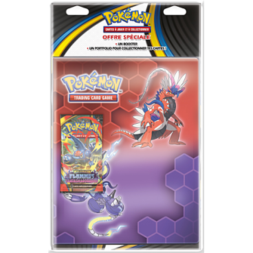Pokemon  Méga Evolution Flammes Fantasmagoriques  - booster et cahier range-cartes